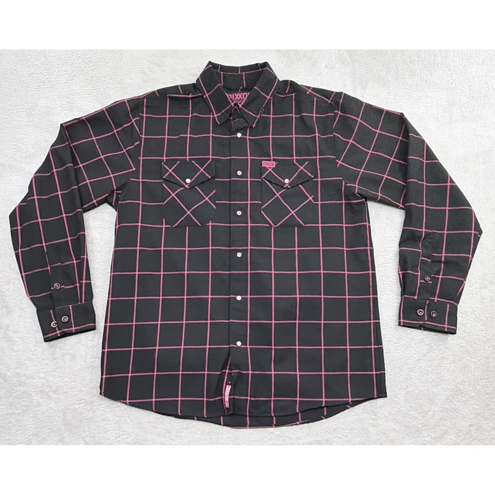 Dixxon Flannel Company "The Hope" Flannel Men's Large Breast Cancer Awareness